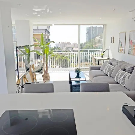 Διαμέρισμα Loft Deluxe, Luminoso, Parking Y Piscina - A 100 M Del Mar Ac